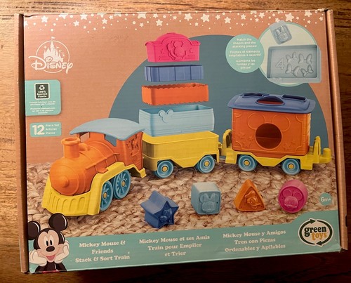 Green toys stack sort train - toys,