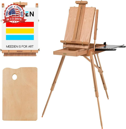French easel large sketchbox - french,