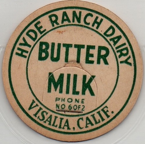 Milk bottle cap - bottle, ranch