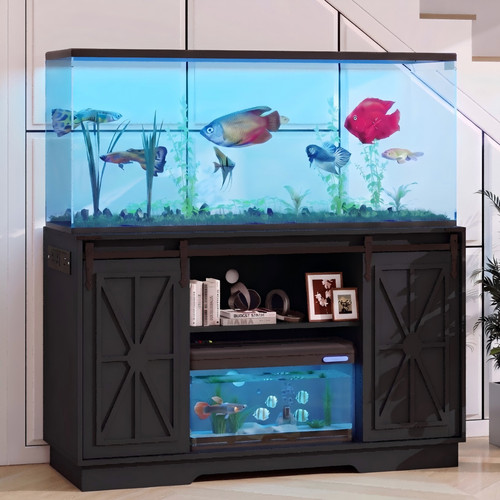 Farmhouse fish tank - stand, with