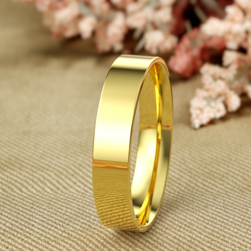 14k yellow gold - 14k, 4mm