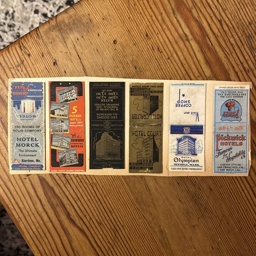 Vintage match book covers - book,
