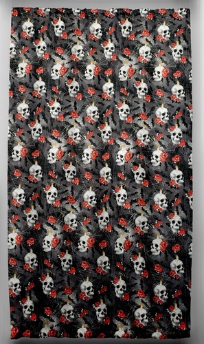 Skulls webs roses - skulls, french