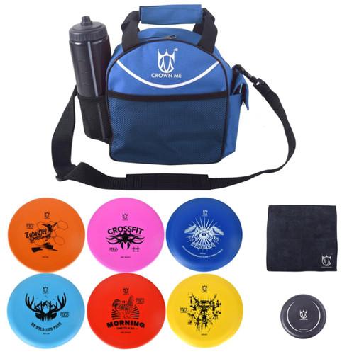 Disc golf set with discs - with, and