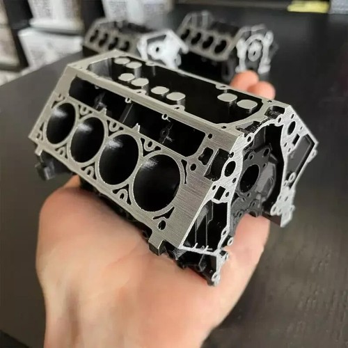 Engine model business card - model,