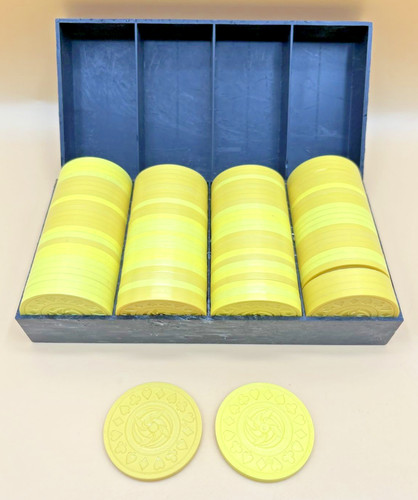 Vintage poker chip set 100 - vintage,