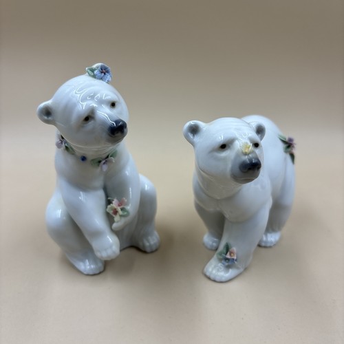 Lladro polar bears with - bears,