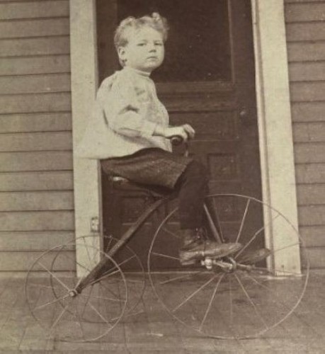Antique cabinet card child - card,