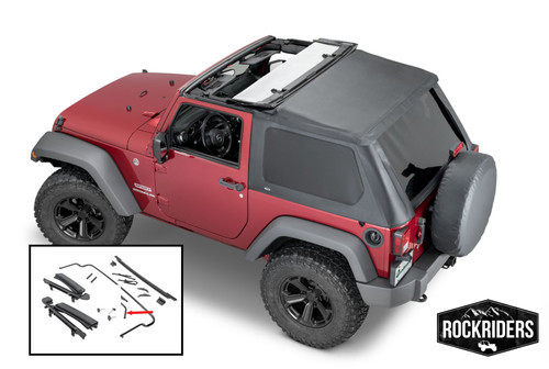 Complete frameless soft top - complete,
