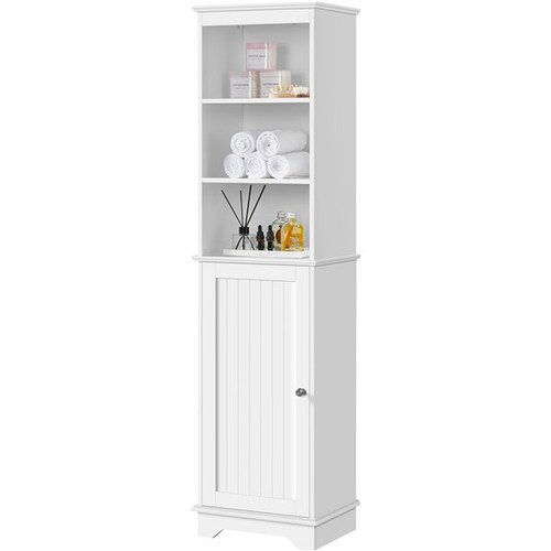 Tall bathroom floor cabinet - bathroom,