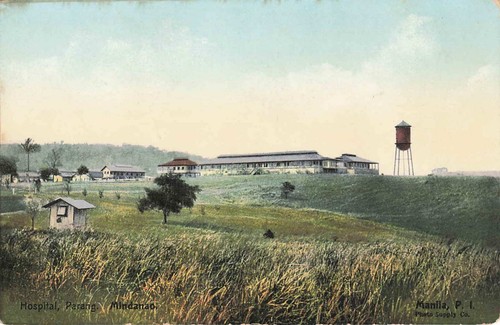 Vintage postcard hospital - vintage,
