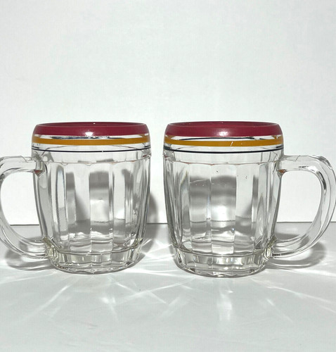 Vintage beer mugs - beer, ribbed