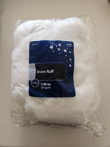 Stuffing fluff snowflakes with - snowflakes,