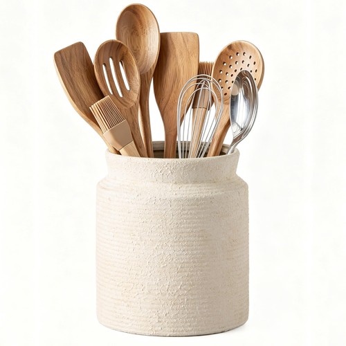 Rustic utensil holder for - rustic,