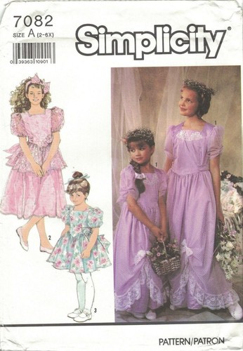 Simplicity 7082 flower girl - simplicity,