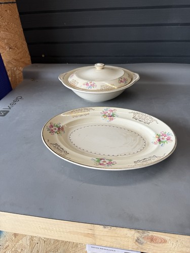 Vtg serving plate paden city - vtg,