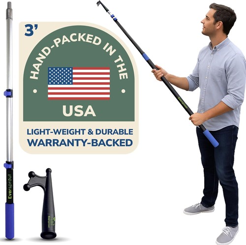 Telescoping boat hook 15ft - telescoping,
