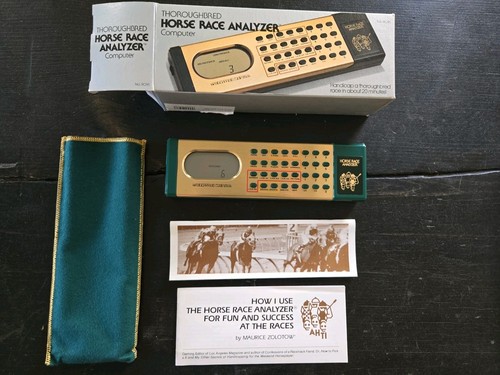 Vtg thoroughbred horse race - horse,