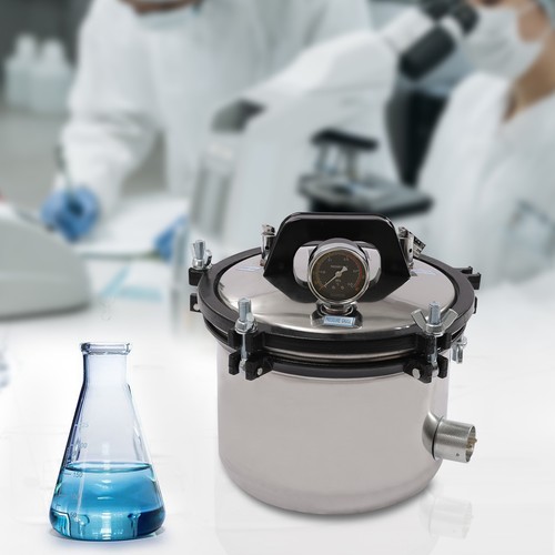 Steam autoclave sterilizer - steam, 8l
