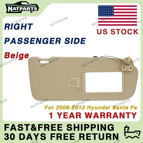 Right passenger sun visor - right,