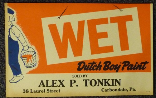 Vintage dutch boy wet - 10,