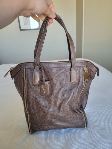 Furla brown leather - , textured