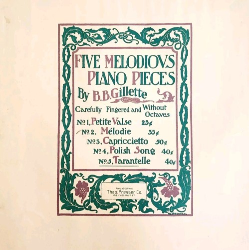 1903 tarantelle polka gillette - tarantelle,