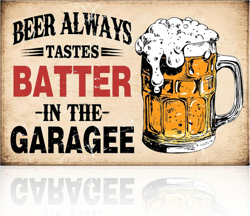 Man cave decor metal sign - metal,