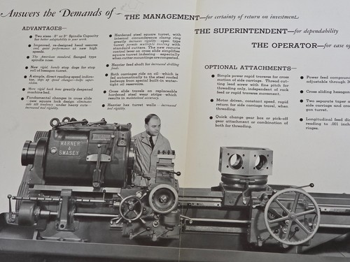 Warner swasey heavy duty 4a - &,