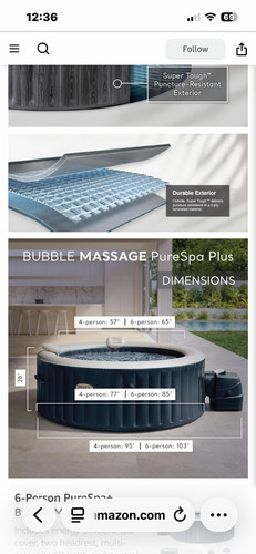 Intex pure spa deluxe - pure, massage