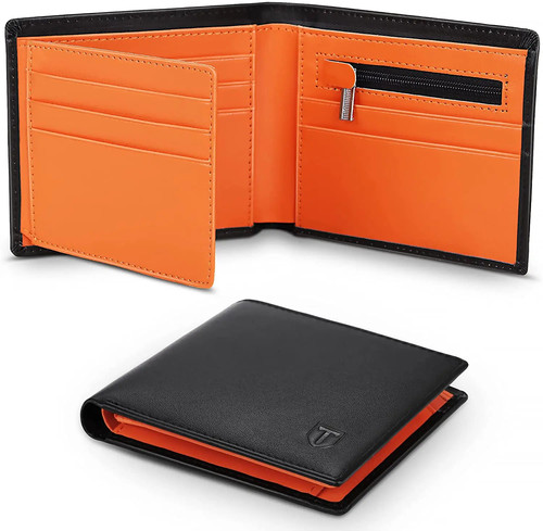 Genuine leather men slim - leather,