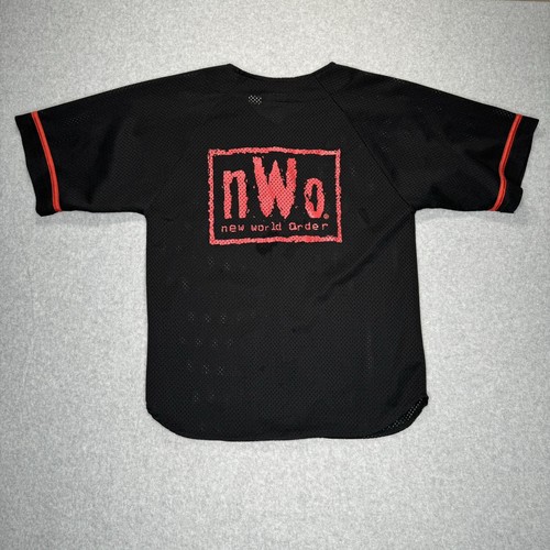 Nwo wcw red black button - nwo,