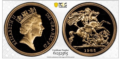 1985 britain sovereign - britain,