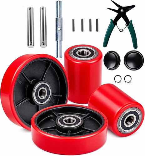 Pallet jack wheels - pallet,