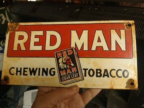 Vintage tobacco sign - vintage,