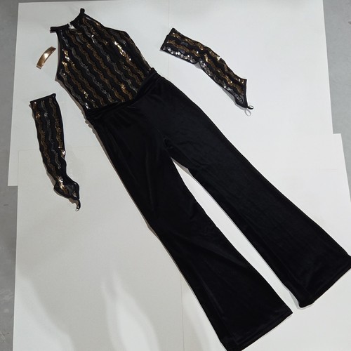 Weissman black velvet - black,