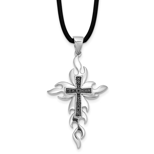 Sterling silver rhodium plated - sterling, rhodium-plated