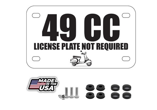 Scooter tag license plate - scooter,