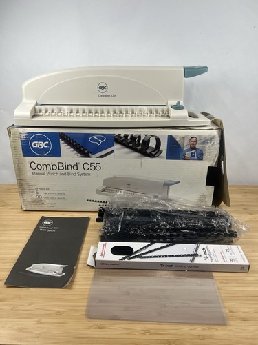 Gbc combbind c55 manual - combbind,