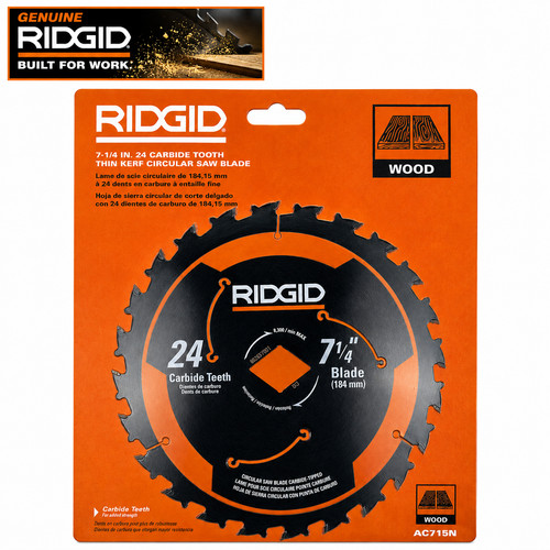 Ridgid 24t carbide - 7-1/4",