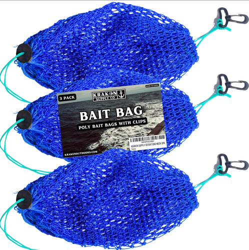 Crab bait bags - crab, clips