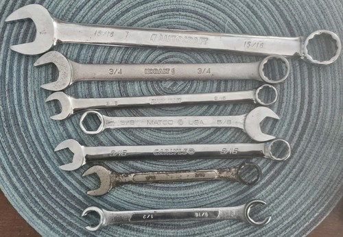 Mixed combination wrench lot - mixed,