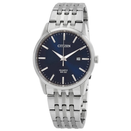 Citizen quartz blue dial men - quartz,