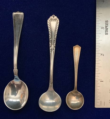 Vintage sterling silver salt - ,