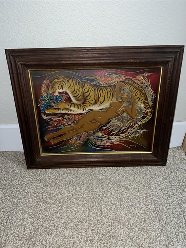 Vintage framed nude - framed,