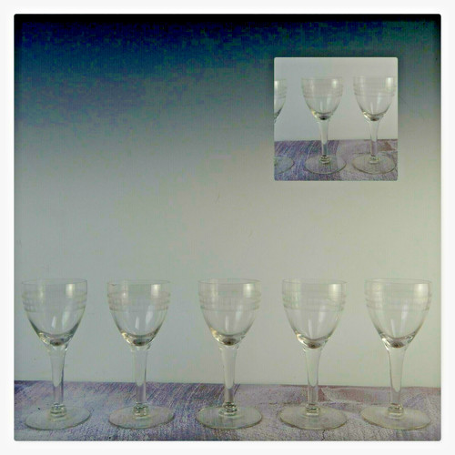 Set vintage needle etched - vintage,