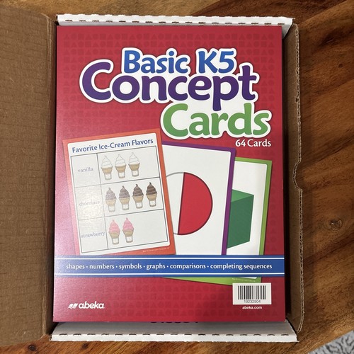 Abeka basic concept cards - abeka, cards-
