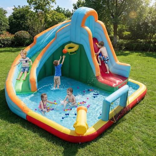 Kids inflatable water - water, slide