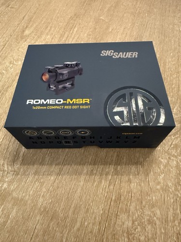 Sig sauer romeo msr - sauer, dot