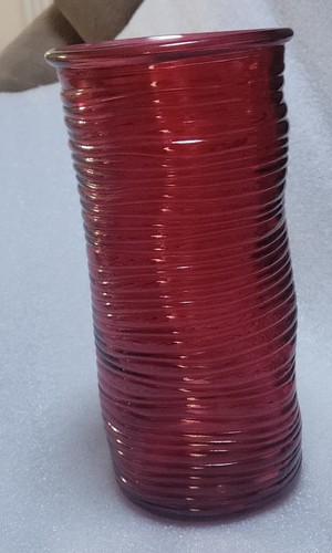 Vintage red pressed pinched - vintage,